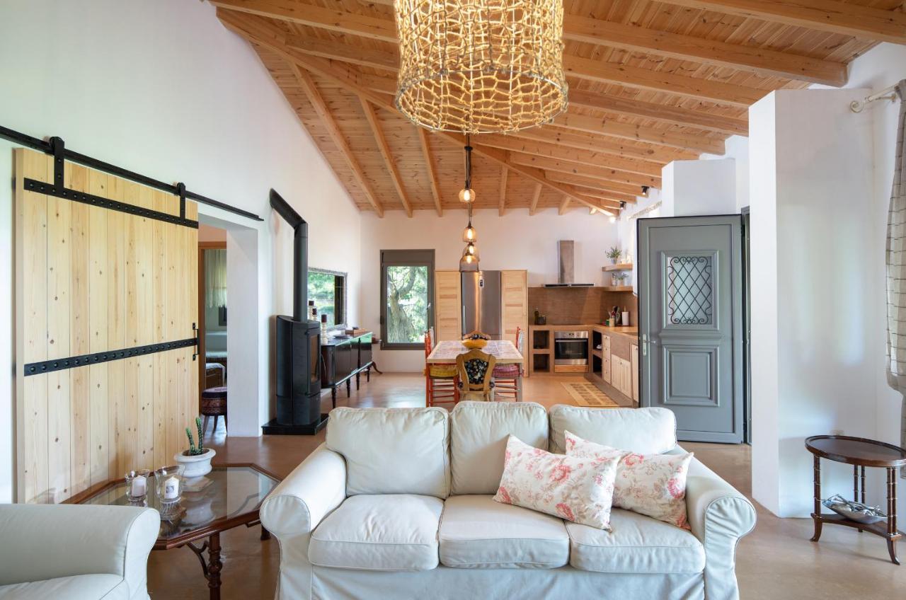 Villa Menie - Golden Fig Sykia Lodge Paralia Sikias Exteriör bild
