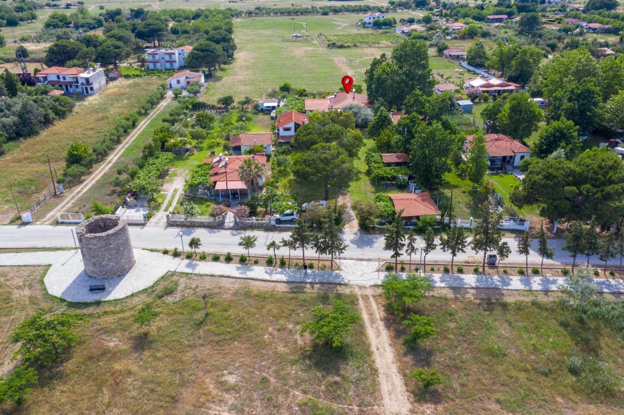 Villa Menie - Golden Fig Sykia Lodge Paralia Sikias Exteriör bild